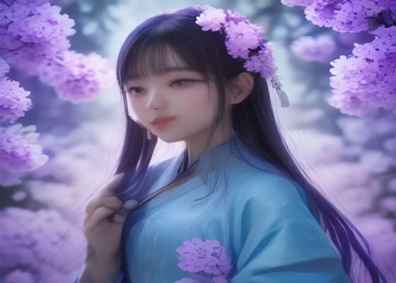 可爱系妆造内容创作画面，清透仙气妆容与花草系穿搭搭配，呈现瑶瑶小妖精风格的视觉美学与内容创作亮点